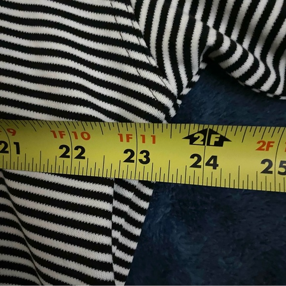 Ashworth Black And White Striped Polo Shirt Golf Logo Size XL Preppy Classic - Picture 7 of 8